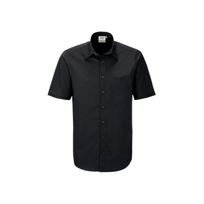 HAKRO - 1/2-Arm Hemd Mikralinar® Comfort 122, schwarz, Größe 3XL