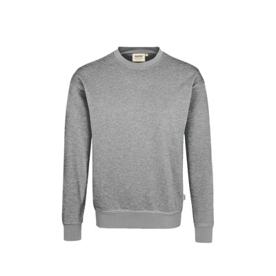 HAKRO - Sweatshirt Mikralinar® 475, grau meliert, Größe XS