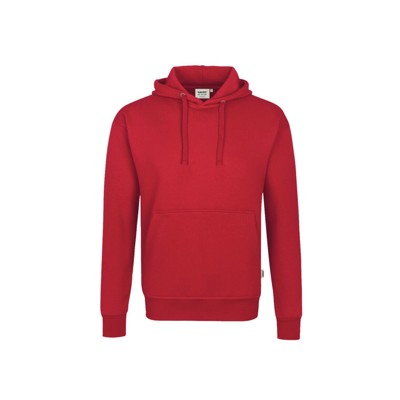 HAKRO - Kapuzen-Sweatshirt Premium 601, rot, Größe XL