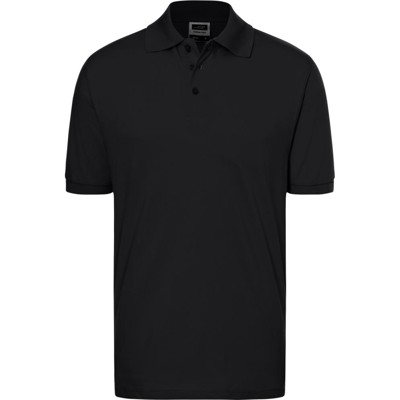 James & Nicholson - Poloshirt Classic JN070, schwarz, Größe XXL