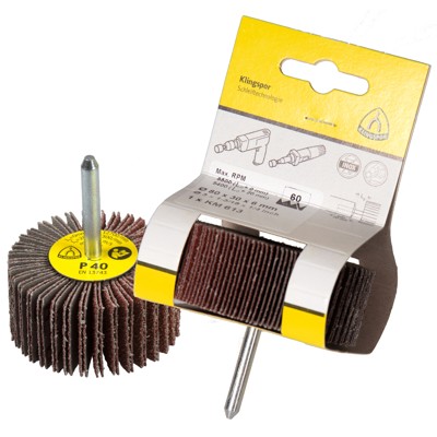 KLINGSPOR - KM 613 Schleifmopstifte, 40 x 20 x 6 mm Korn 80, SB-verpackt im Reiter