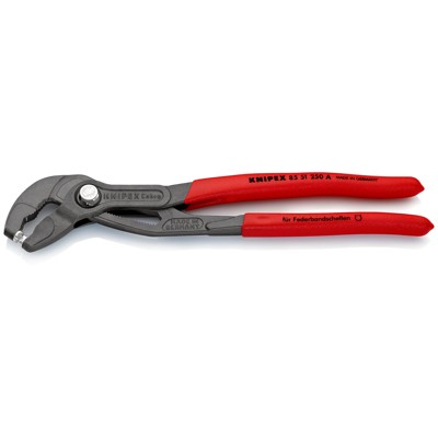 KNIPEX® - Federbandschellenzange 85 51 250 A grau atramentiert kstüberz. 250mm
