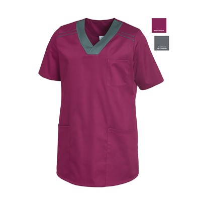 Leiber - Schlupfkasack Unisex beere/anthrazit 12/1344/6438, Größe M