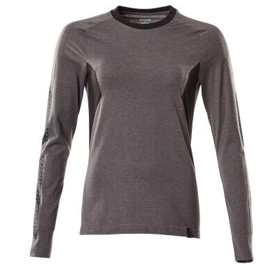 MASCOT® - T-Shirt ACCELERATE, Langarm Dunkelanthrazit/Schwarz 18391-959-1809, Größe 2XL ONE