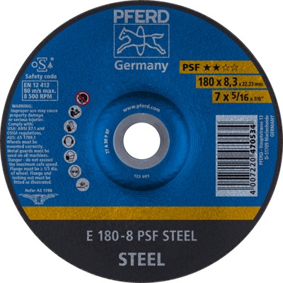 PFERD - Schruppscheibe A30PPS 178x8,3mm gekr.