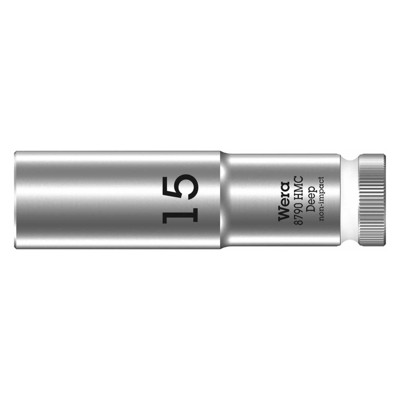 Wera® - 8790 HMC Deep Steckschlüsseleinsatz mit 1/2"-Antrieb, 15 x 83mm