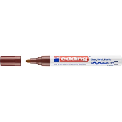 edding - 750 Glanzlackmarker braun