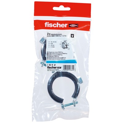 fischer - Gelenkrohrschelle FGRS Plus 1 1/4" B (2)