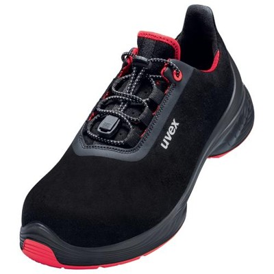 uvex - 1 G2 Halbschuhe S2 68497 schwarz/rot, Weite 10, Größe 37