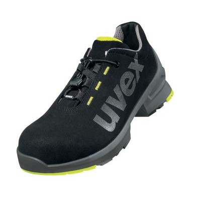uvex - 1 Halbschuhe S2 85440 schwarz/gelb, Weite 14, Größe 39