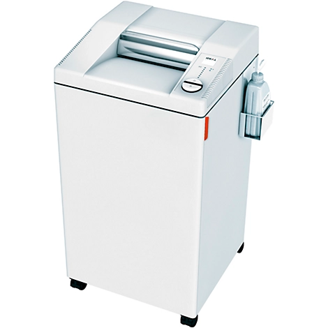 Aktenvernichter Ideal 2604 CC, Partikelschnitt 4 x 40 mm, P-4, 100 l, 21-27 Blatt Schnittleistung, mit Öleinspritzung