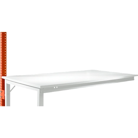 Aufbauportal, niedrig, Ansatztisch SPEZIAL Arbeitstisch/Werkbank UNIVERSAL/PROFI, rotorange