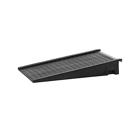 Auffahrrampe für CEMO PE-Fassauffangwannen 270/8, Polyethylen, L 1260 x B 800 x H 200 mm