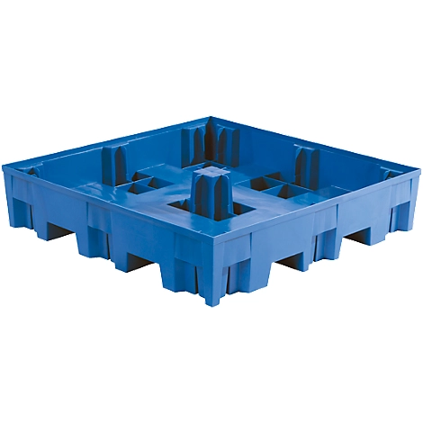 Auffangwanne, Polyethylen, unterfahrbar, 255 l, ohne Gitterrost