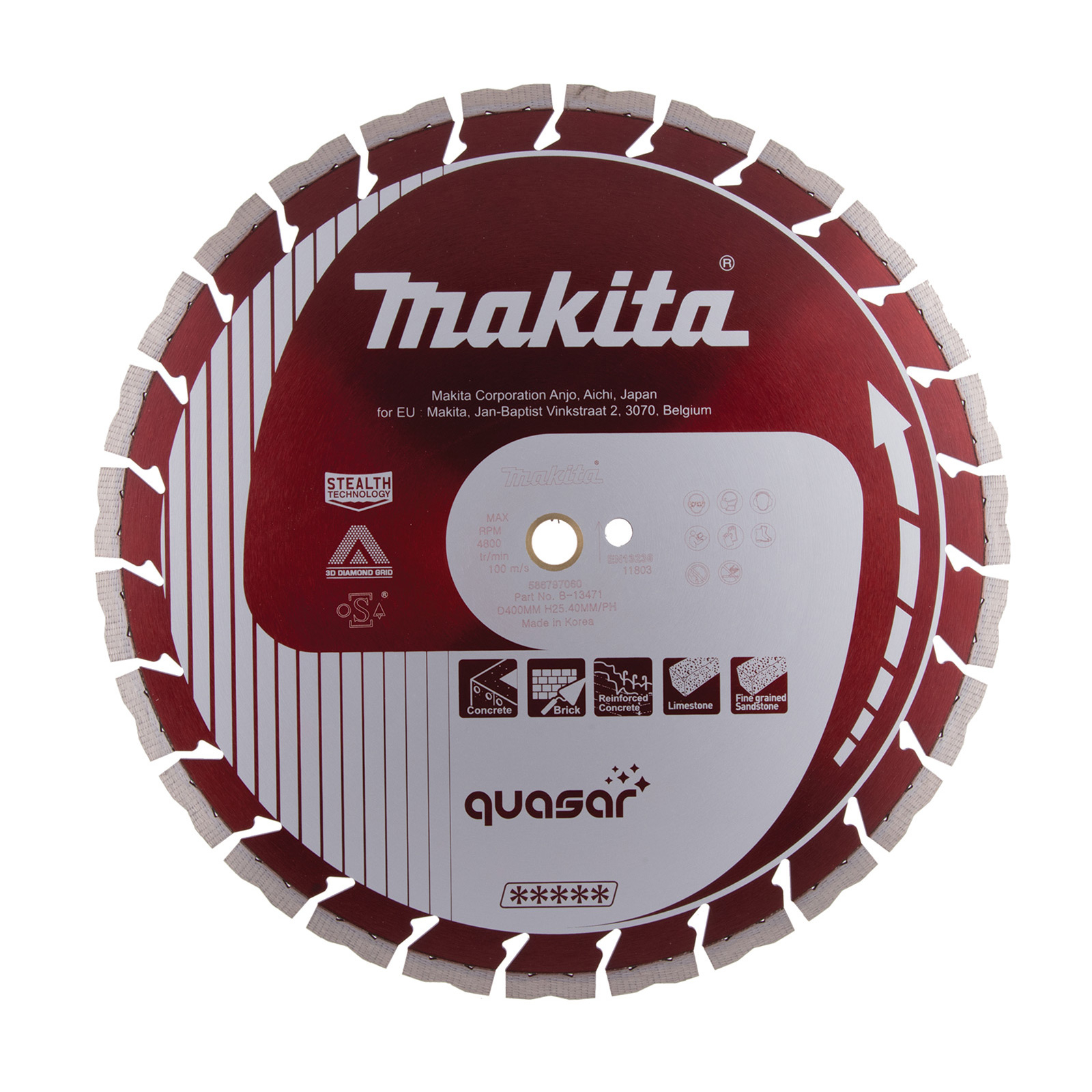 Makita Diamanttrennscheibe 400x25,4 QUASAR - B-13471
