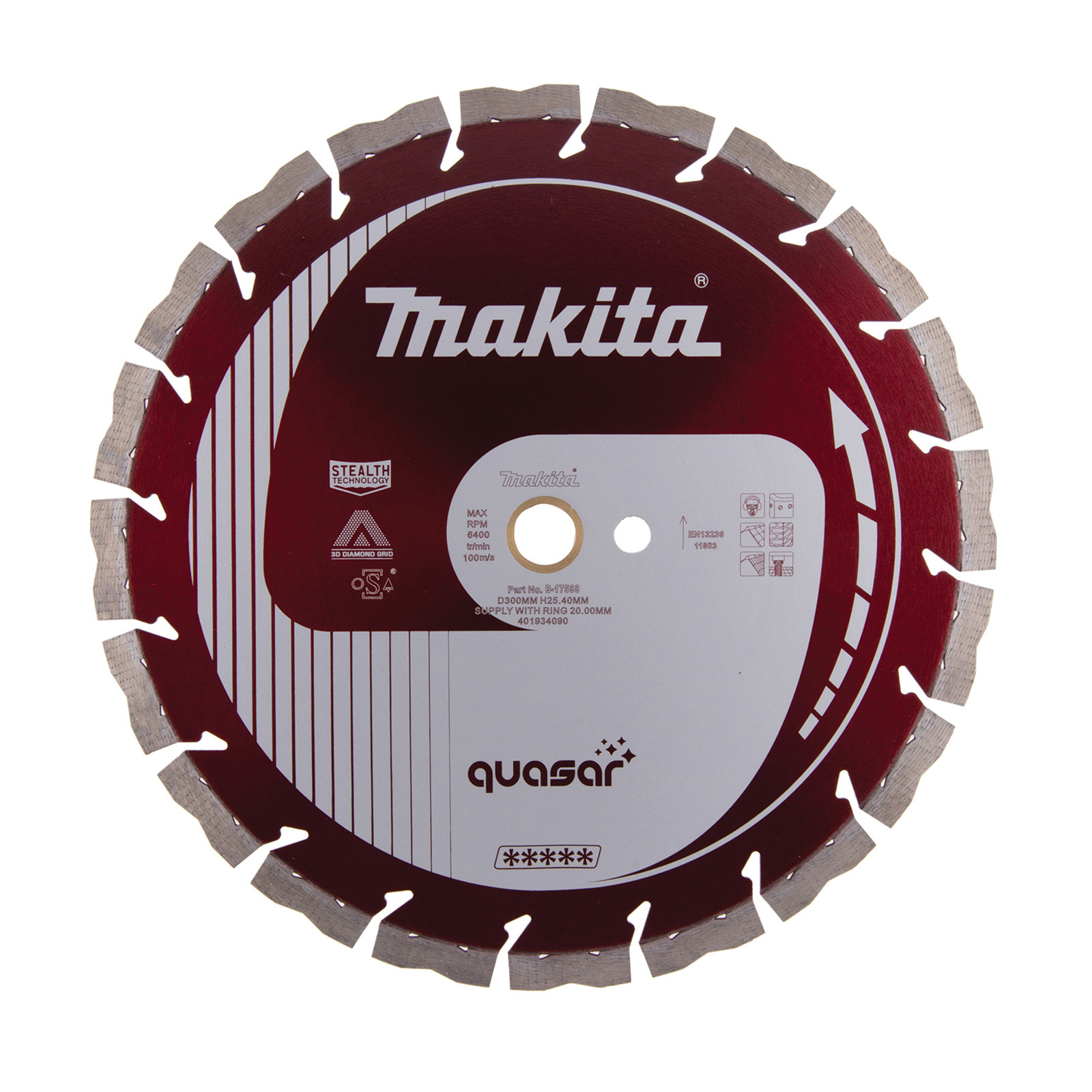 Makita Diamanttrennscheibe 300x20 QUASAR - B-17588