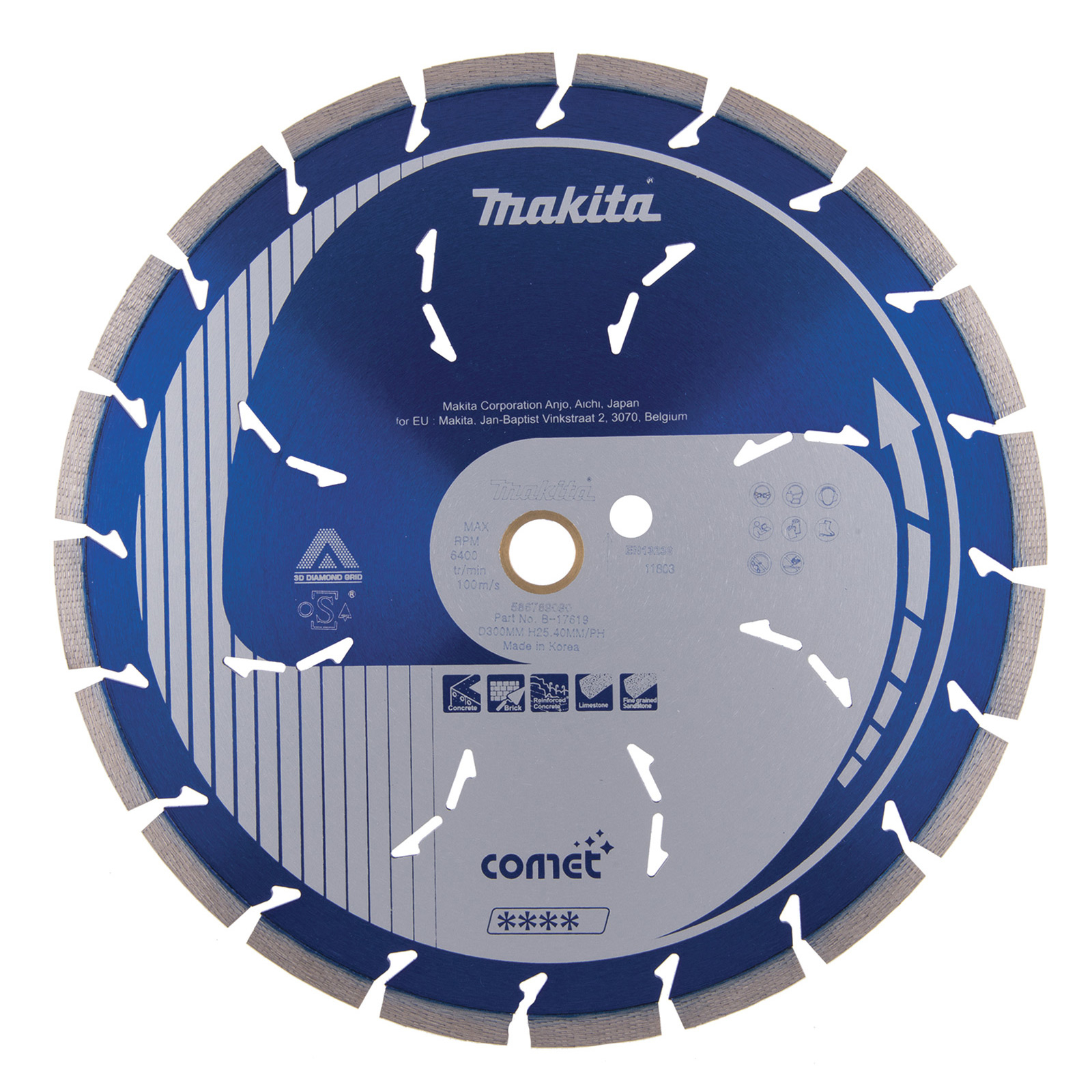 Makita Diamanttrennscheibe 300x20 COMET - B-17619