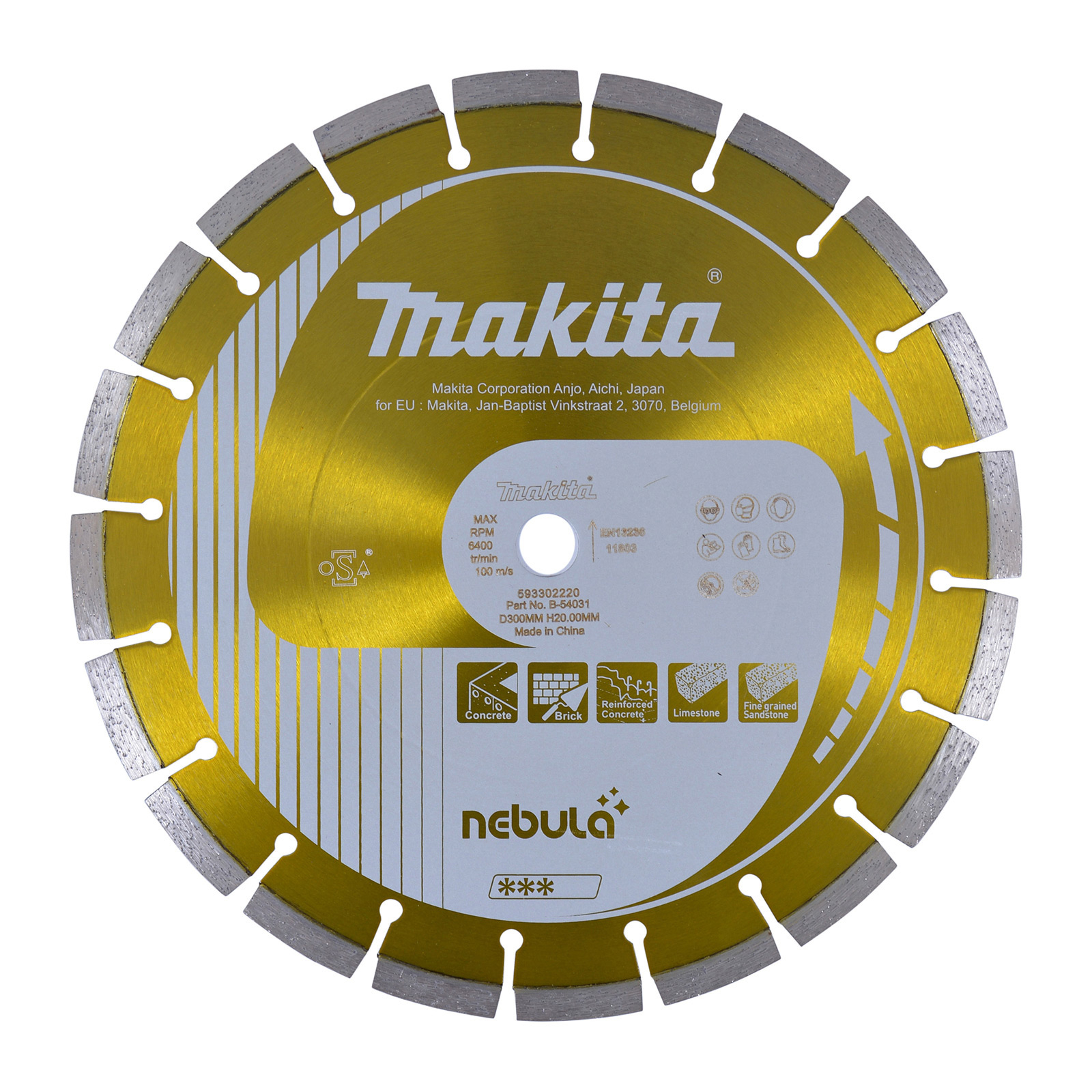Makita Diamanttrennscheibe 300x20 NEBULA - B-54031