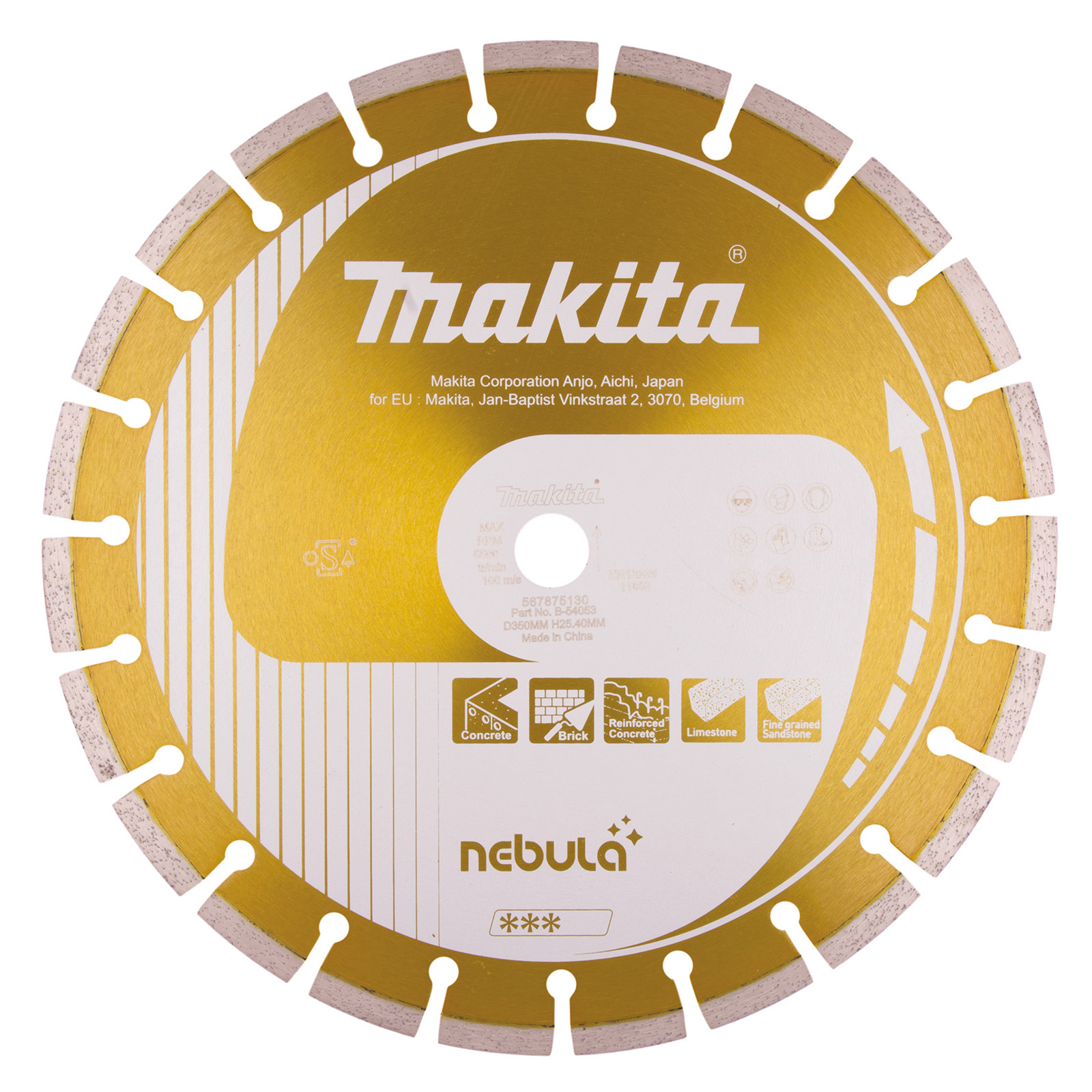 Makita Diamanttrennscheibe 350x25,4 NEBULA - B-54053