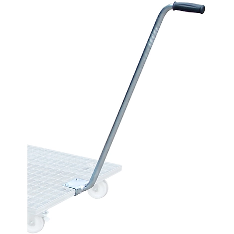 Bauer Schiebegriff, für Gitterrost-Rollwagen, L 880 x B 130 mm