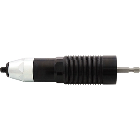 Blindnietmutternvorsatz-Adapter PROJAHN, M3-M6, ergonom. Haltegriff, inkl. Gewindedorne + Mundstücke
