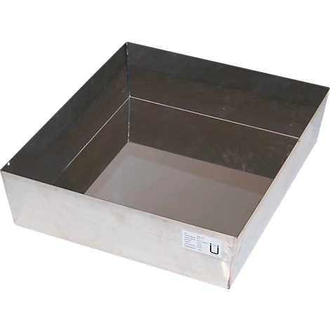 Bodenauffangwanne Stawa-R für asecos Sicherheitsschränke der S90 Serie, Edelstahl 1.4016, B 442 x T 640 x H 104 mm, 22 l