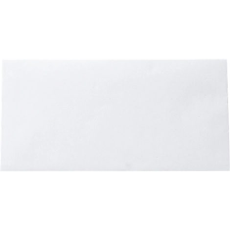 Briefumschläge, DIN lang, mit Haftklebeverschluss, ohne Fenster, hochweiß, Recyclingpapier, 80 g/m², 250 Stück
