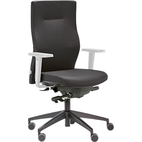 Bürostuhl SSI PROJECT SC 2340, Punktynchronmechanik, ohne Armlehnen, höhenverstellbar