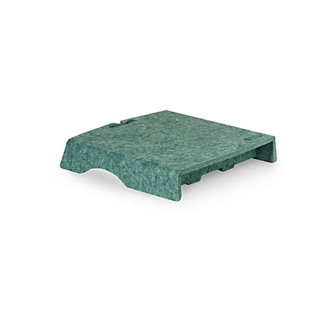 Circular-Line Monitorständer Bakker Elkhuizen Q-riser 50, aus 60% recyceltem Material, B 300 x T 250 x H 50 mm, grün