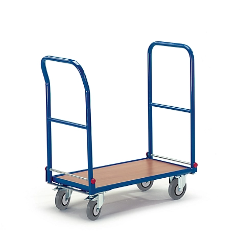 Doppelstirnwandwagen mit 2 Klappbügeln, 720 x 450 mm