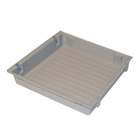 Einlegewanne für asecos Sicherheitsschränke der Q30, Q90, S90 und K90 Serie, Polypropylen, natur, B 364 x T 495 x H 66 mm, 8,5 l