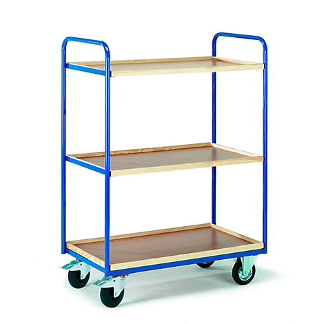 Etagenwagen mit 3 Etagenkästen, 1000 x 575 mm