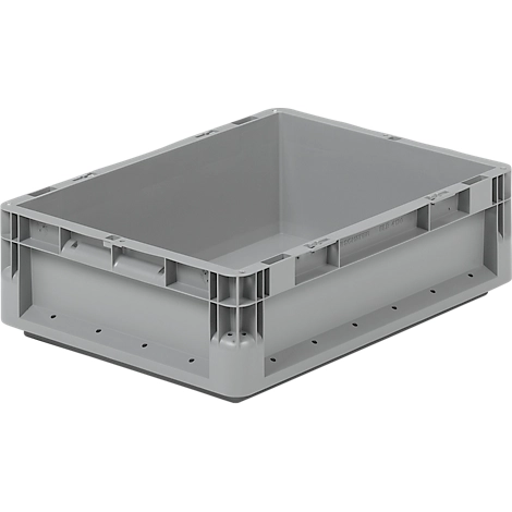 Euro Box Leichtbehälter ELB 4120, aus PP, Inhalt 10,9 L, ohne Deckel, grau