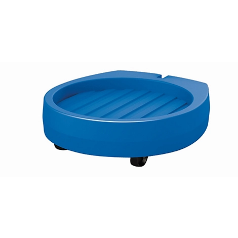 Fassroller, Polyethylen , B 720 x T 800 x H 225 mm, für 200 l Stahlfässer, 220 l Kunststofffässer, bis 300 kg