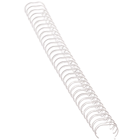 Fellowes Drahtbinderücken, Format 14 mm, 100 Stück, f. 34-Loch-Drahtbindegeräte, weiss, 100