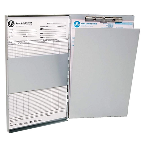 Formularhalterbox, DIN A4, Aluminium