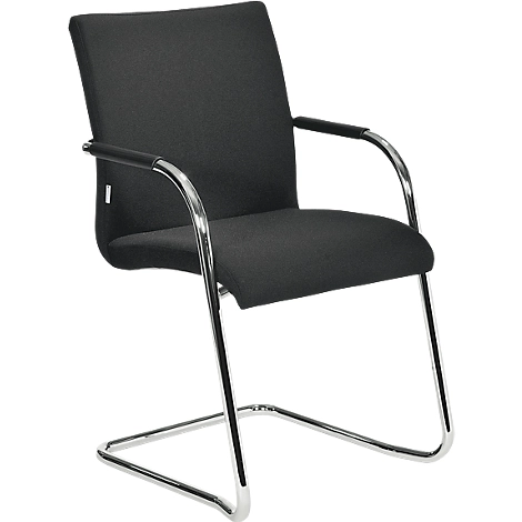 Freischwinger SSI Project SC8306, mit Armlehnen, gepolstert, stapelbar