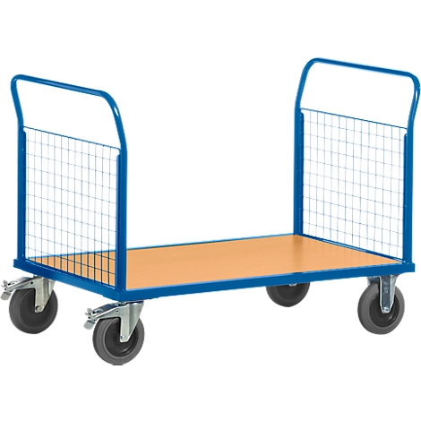 Gitter-Doppelstirnwandwagen, L 1000 x B 700 mm