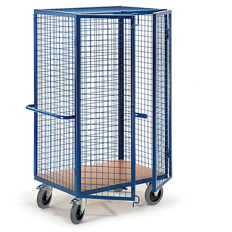 Gitter-Schrankwagen mit Stangenverschluss, L 1215 x B 800 mm
