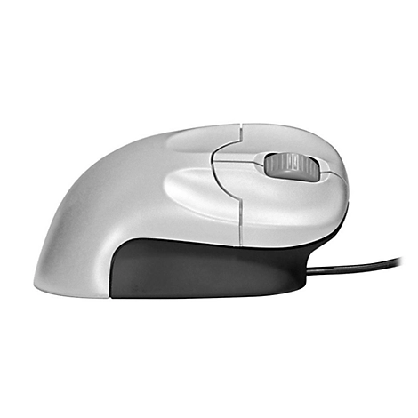 Grip Mouse, Vertikalmaus, kabelgebunden, 2 Tasten und Scrollrad
