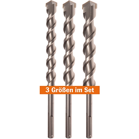 Hammerbohrer Projahn SDS-max ECO Set, in Kunststoff-Box, 3-tlg.