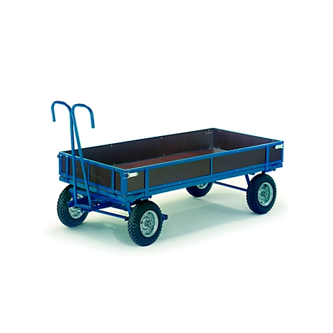 Handpritschenwagen mit Bordwänden, Lufträder, 1960 x 960 mm