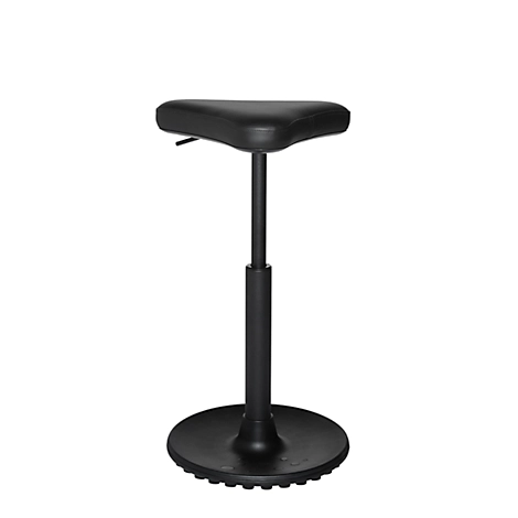 Hocker TOPSTAR Sitness H1-Work, Kunstleder, höhenverstellbar, TPU-Sohle, Clean-Effekt-Gasfeder, desinfektionsmittelbeständig, schwarz