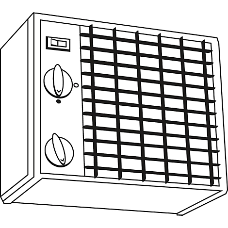 Industrieheizlüfter CATm 3 j-w für isolierte SAFE Tank Container, 3kW, IP 44, +5° bis +30°C