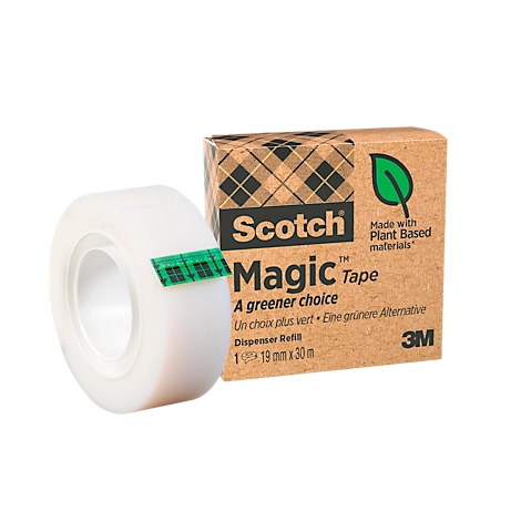 Klebeband Scotch Magic Klebefilm 900, von Hand einreißbar, universell einsetzbar, B 19 mm x L 30 m, transparent