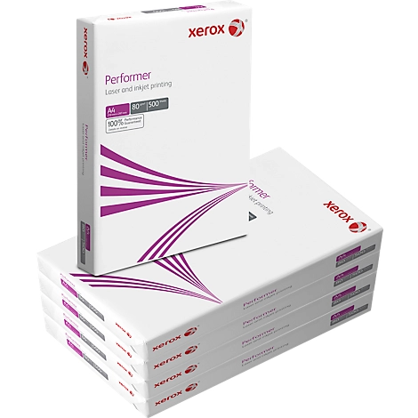 Kopierpapier Xerox Performer ECF, DIN A4, 80 g/m², weiß, 2 Karton = 10 x 500 Blatt