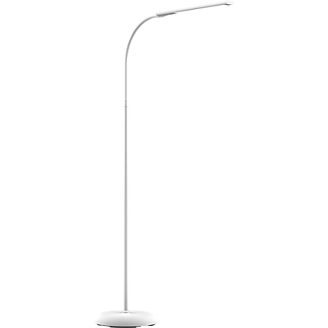 LED-Stehleuchte MAULpirro, Leistung 7 W, 4-Stufen-Dimmer, 390 lm, schwenkbar, weiß