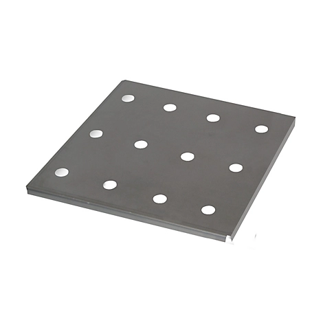 Lochblecheinsatz Standard für asecos Sicherheitsschränke der UB90 Serie, Edelstahl 1.4016, B 417 x T 364 x H 9 mm, bis 75 kg