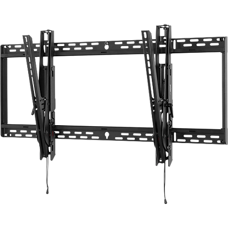 Monitor-Wandhalterung peerless ST670P, für Monitore von 46 bis 90', bis 113 kg, höhenverstell-& neigbar, schwarz