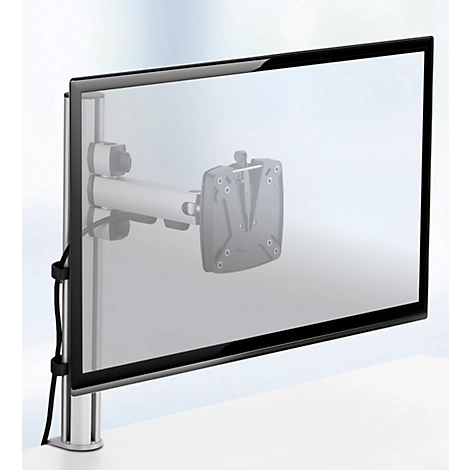 Novus Monitorsäule TSS Single 250, Klemme 14 bis 40 mm, H 445 mm, Tragkraft 10 kg